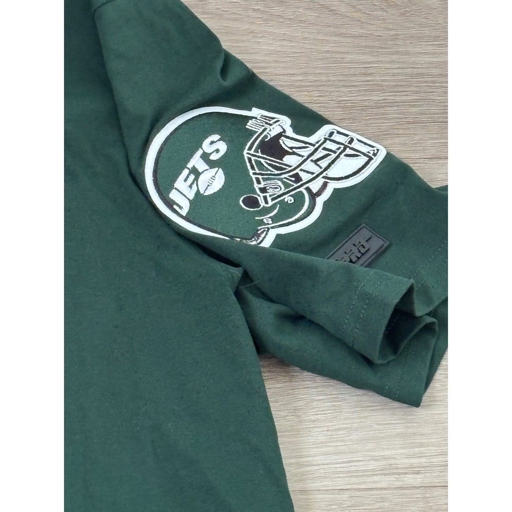 Pro Standard New York Jets T-Shirt Mens M Forest Green NFL Chenille FNJ140479 - Picture 4 of 8